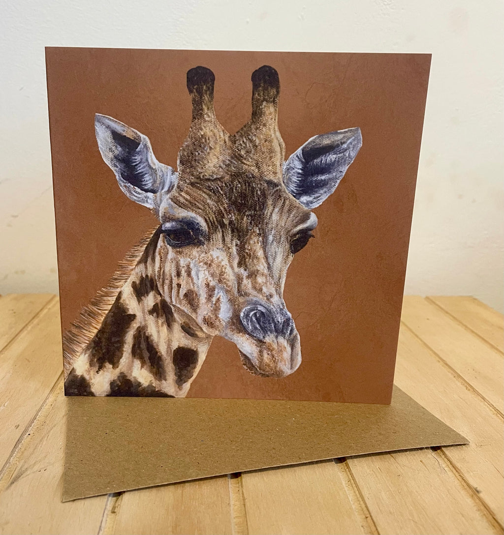 Giraffe Greeting Card