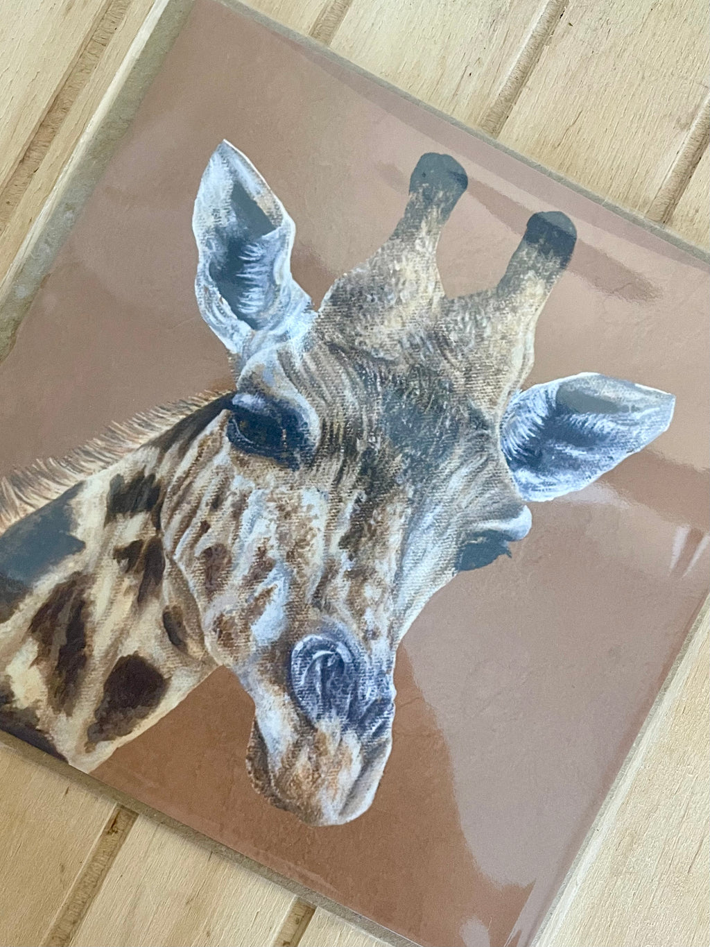Giraffe Greeting Card