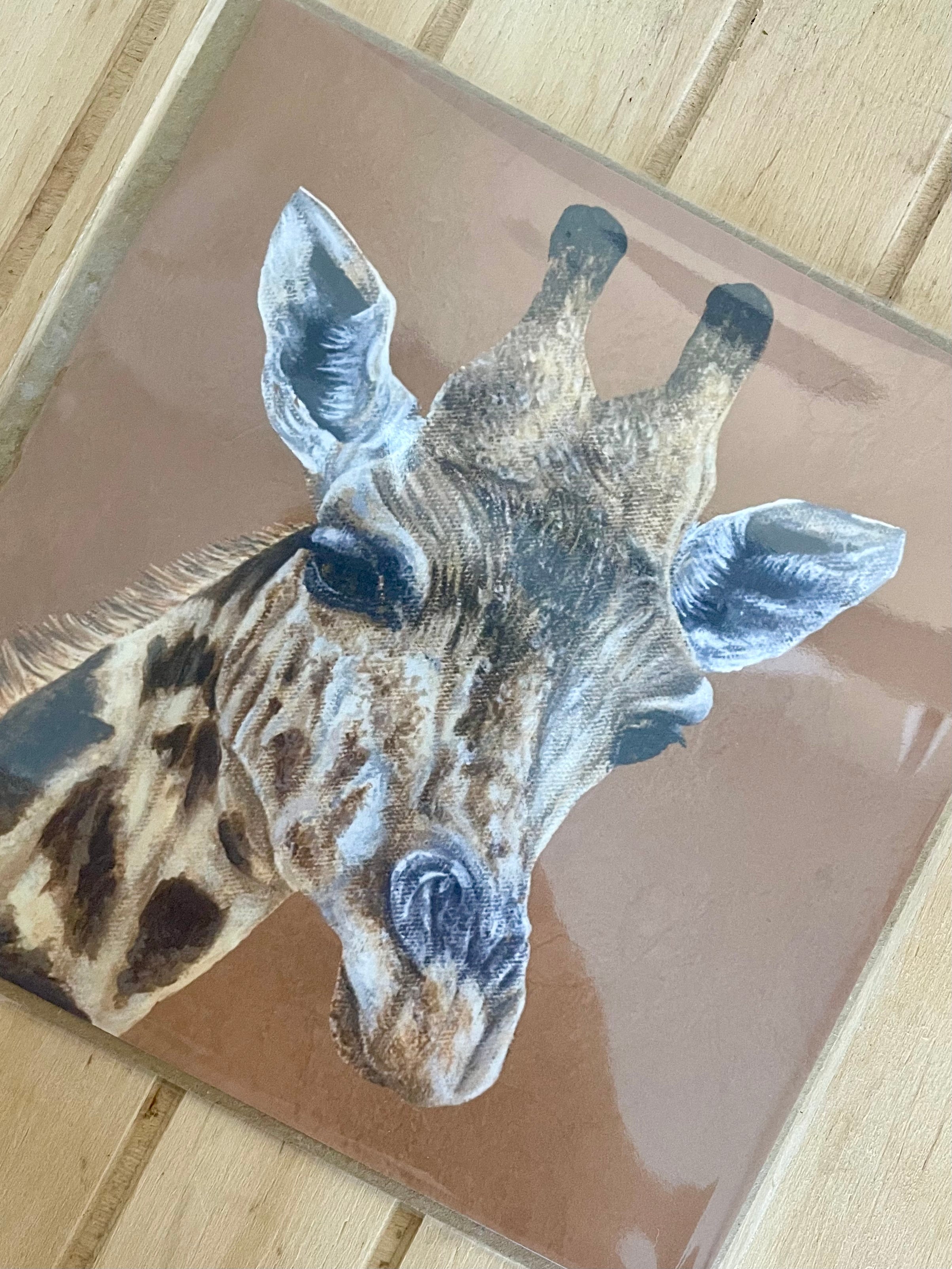 Giraffe Greeting Card