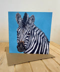 Zebra Greeting Card