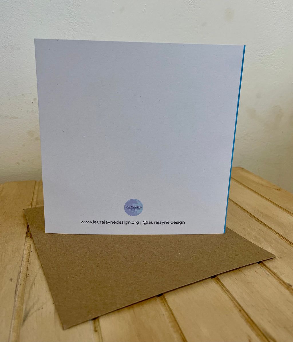 Zebra Greeting Card